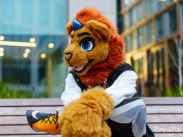 Fursuit picture from Purple Fox albums