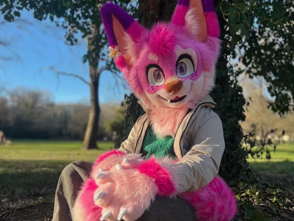 Picture of Kokou fursuit (Made by De Leon Fursuits)